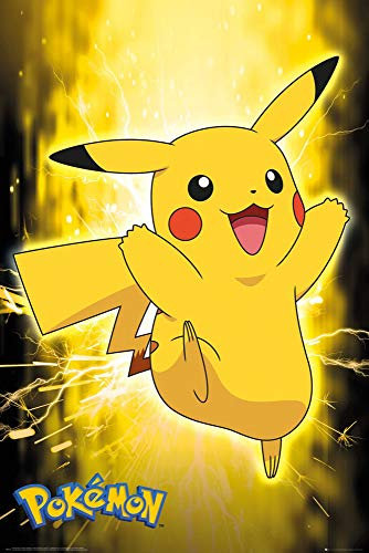 Close Up Pokémon Poster Pikachu Neon (61cm x 91,5cm) + Ü-Poster