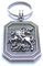 SWORLDesigns Sankt George Beschütze Uns Schlüsselanhänger mit Geschenkbeutel (Anhänger misst ca. 5,5cm x 3cm)