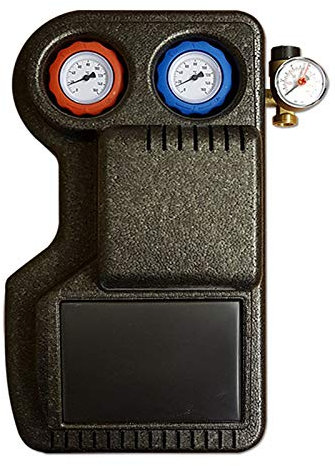 Gruppo di circolazione per impianti solari termici, circolatore UPM3 Grundfos 25/75 (Due vie: 3/4)