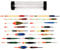 Zite Fishing Allround Posen-Set - Angelposen & Schwimmer zum Angeln - 20 Knicklicht-Posen Waggler Mehr mit Posen-Rohr, Posen Angeln Angelzubehör Set Angel Schwimmer, Angel Posen Pose Angelpose