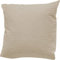 Erwin Müller Kissenbezug, Kuschelkissenbezug, Kissenhülle Seersucker Uni Serie Rosenheim Taupe Größe 40x40 cm - pflegeleicht, bügelfrei, mit Reißverschluss