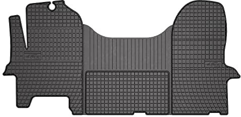 OMAC Gummi Fußmatten kompatibel mit Iveco Daily 2006-2014 Automatten Gummi Schwarz 3tlg