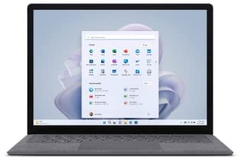 Microsoft Surface Laptop 5, i5, 16GB RAM, 512GB SSD, Win 11 Home, 13,5 Zoll Laptop, Platin, powered by Intel Evo Plattform