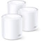 TP-Link Deco X60 Mesh WLAN Set (3 Pack), Wi-Fi 6 AX5400 Dual Band Router & Repeater, 2X Gigabit Ports für Jede Einheit, empfohlen für Häuser mit 4-7 Schlafzimmern, Umfassender Jugendschutz, WPA3