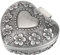 Metall Schmuckdose, 1 Stück Vintage Schmuckkästchen Kleine Schmuckschatulle aus Metall Im Vintage-Stil Herzförmige Retro Schmuckkästchen Schmuckschatulle für Damen Mädchen Hochzeiten Geschenke