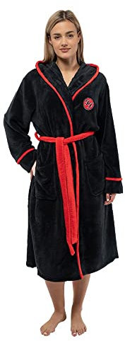 Foo Fighters Bademantel FF Band Logo Nue offiziell Schwarz super Soft Fleece S