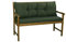 Bankauflage für Gartenbank- Polsterauflage für & Hollywoodschaukel-Gartenschaukel Kissen-hollywoodschaukel Kissen-bankkissen Outdoor (150 x 50 x 40 cm, Grün)