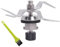 Poweka Cuchilla de Recambio en Acero Inoxidable Compatible con Silvercrest Monsieur Cuisine Connect Robot de Cocina con Junta y Cepillo de Limpieza