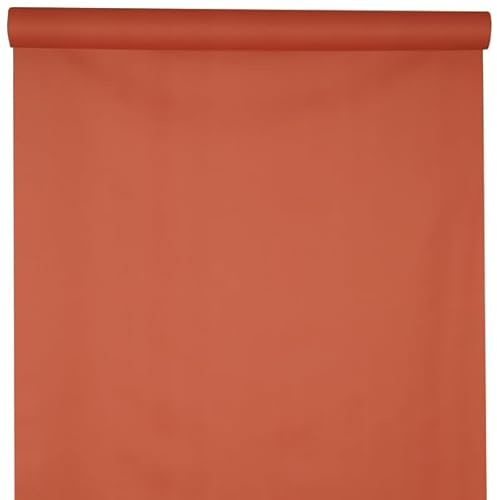 Santex mariage Nappe Rouleau Harmony intissé Opaque 10m, Terracotta