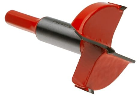 Foret Forstner 45mm 2PCS Mèche à Fraise le Travail du Bois Carbure Coupe-trou de Charnière D'armoire pour le Bois le Plastique le Contreplaqué Meubles Outils de Bricolage Acier au Carbure (45x90mm)