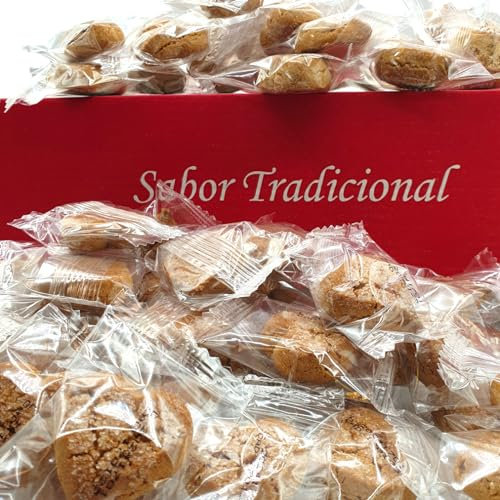 Corazones Canela - Galletas de Canela con forma de Corazon Monteturia - Caja 2 Kilos - Mini Galletas Canela