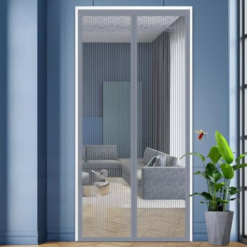 Zanzariera magnetica per porta, zanzariera magnetica, per porta del balcone, senza foratura, zanzariera magnetica, zanzariera per porta del balcone, soggiorno e camper