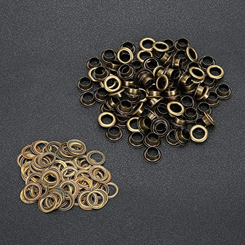 Hohlnieten Tülle Bronze Diy Air Eye Button Schuhloch Produkte Leder 100 Stück 8 Mm Papier Kunststoff Mini Tülle Kleine Tülle Vollnieten Lederhandwerksnieten