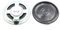 FUYUMIC 2 Pezzi 40MM 50Ohm 1W Altoparlante Diametro 4CM 40 * 5MM 50 Ohm 1 Watt Altoparlante Acustico di Forma Rotonda for Audio Fai da Te