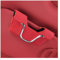 JNNJ Multifunktionale Sonnenblende Brillenetui Organizer, Auto Sonnenblende Leder Sonnenbrillen Etui Halter Clip, Leder Sonnenbrille Hanger Brillenhalter Für Autos(Rot)
