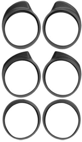 CRGANGZY 3 Paar Earbuds Wingtips Anti-Rutsch Silikon Ersatz Wingtips Anti-Drop Ear Wing Tips for Buds FE Earbuds 2023 (Schwarz)