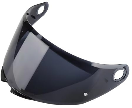 Guajiro - Visiera per casco compatibile con MT-V-28 / Thunder 4 - Schermo in policarbonato predisposto per Pinlock (Nero)