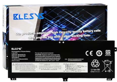 BLESYS L18L3P72 L18M3P72 Akku für Lenovo ThinkPad X13 Gen 1 Yoga X390 Yoga