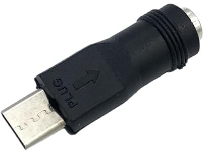 Adaptador USB C DC, Adaptador De Tipo C Macho DC Hembra, Adaptador De Carga De Alimentación 5V DC 5.5X2.1mm USB Tipo C Macho Para Ordenador Portátil, Teléfono