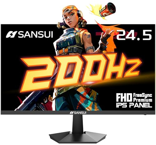 SANSUI 25 Inch 200Hz Gaming Monitor ES-G25X1