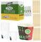 Kit Complet Boissons Chaudes, Pack Essentiel Café, Set Café Tout-en-Un,750 Sachets Bûchettes de Sucre +1000 Touillettes en Bois (Agitateurs) + 200 Gobelets 8oz(200ml) + 300 Gobelets 4oz(120ml)