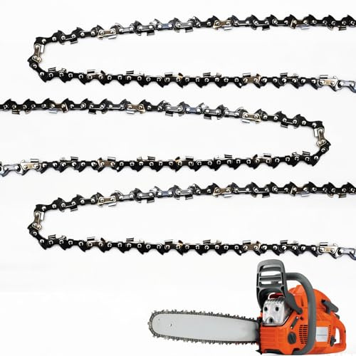 3 catene per motosega da 18, 45 cm, 3/8, 72 maglie da 1,3 mm, mini catene di ricambio per motosega Husqvarn (18 72DL 3/8LP 455)
