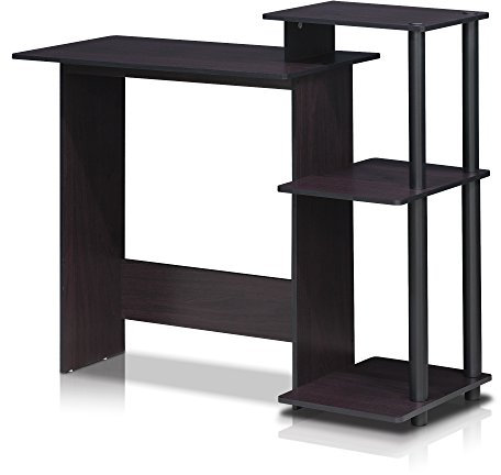Furinno Efficient Home Bureau pour D'ordinateur Portable, Noyer Foncé