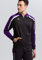 ERIMA Kinder Jacke Liga 2.0 Trainingsjacke mit Kapuze, schwarz/violet/weiß, 116, 1071850
