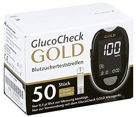 Gluco Check Gold Blutzuckerteststreifen