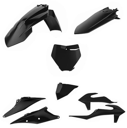 Polisport KTM SX,SX-F XC,XC-F - MX Replica Kunststoff-Kit Schwarz - Modelles 2019-20