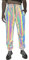 Short réfléchissant arc-en-ciel pour homme - Pantalon fluorescent décontracté - Jogging de nuit, gris, S