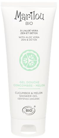 Marilou Bio - Gamme Classic - Soins du Corps - Gel Douche Concombre / Melon - Tube de 200 ml - Réveillez Votre Bonne Humeur !