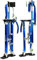 KG Arbeitsstelzen G02116 BLAU für Maler Deckenbauer Aluminiumstelzen 61-101 cm Stelzen Aluminium Professionelle Einstellbare Handwerkerstelzen Trockenbau