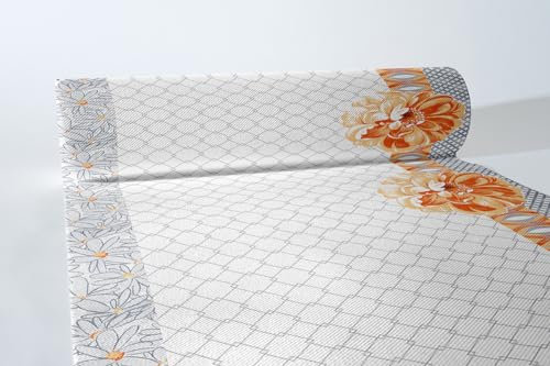 Mank GmbH Airlaid Tischläufer 40 cm x 24 m Tischdecken Rolle stoffähnlich praktische Einmal Tischdecke 1 Stück Ronja