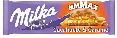MILKA - Tablette Cacahuète Et Caramel 276G - Lot De 2