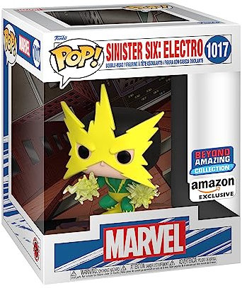 Funko POP Deluxe: Marvel Sinister 6 - Electro - Exclusive to Amazon, Multicolore, One Size, 60906