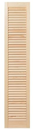 ben+camilla.com offene Lamellentür | 140,6 x 29,4 cm Natur | Hochwertige Massivholz Lamellentüren | Für Schrank- und Möbelbau | Kiefernholz unbehandelt