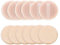 Sibba Lose Puderquaste 12 Stück Runde Velours Gesicht Make-up Kompakt Body Container Einstellung Gepresste Mischung Foundation Creme Make Up Band Strap Schwamm Kissen Applikator (Hautfarbe)