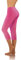sesto senso Damen Leggings Rosa 3/4 Capri Baumwolle Mädchen Fitnesshose Sporthose Bunte Yoga M Pink
