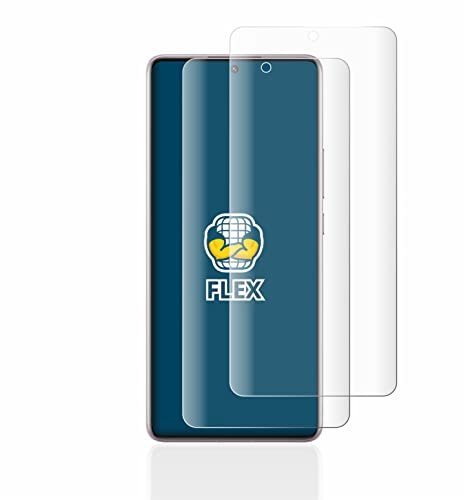 BROTECT Protector Pantalla Completa para Xiaomi Redmi Note 12 Pro 5G (2 Unidades) 3D Curvo