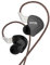 CCA C10 IEMs Headphone 4BA+1DD Hybrid Driver HiFi in-Ear Monitors Earphones with Alloy Faceplace Detachable 2Pin OFC Cable Wired Earbuds for Stage Singer Musicians Audiophile (Matte Black,Without Mic)