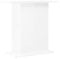 vidaXL Aquariumständer, Aquarium Unterschrank mit viel Stauraum, Aquarium Tisch mit Stabiler Oberplatte, Aquariumschrank Aquarium Halter, Hochglanz Weiß Holzwerkstoff