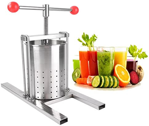 Presse-agrumes manuel en acier inoxydable pour usage domestique, égouttoir, déshydrateur, presse-citron – Compresseur efficace et durable, presse-légumes