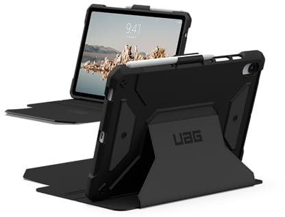 Urban Armor Gear Metropolis SE Case para Samsung Galaxy Tab S9 FE (5G + Wi-Fi) Funda [S-Pen Compatible, Designed for Samsung Certificado, Wake/Sleep, Resistente a caídas, Función Stand] Negro