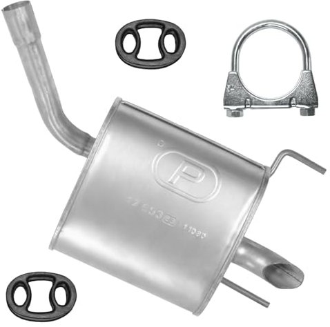 Polmo Auspuff Endtopf für Opel Vectra 3 III C 2003-06/2009 2.0 T 2.2 3.2