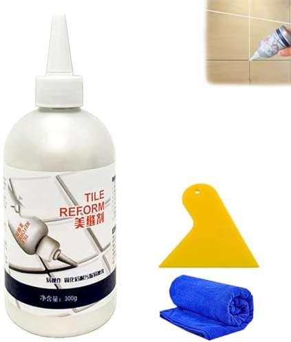Wasserdichter Fliesenfugen-Reparaturfüller, Fugenmörtel-Fliesen-Fliesen-Reparatur-Reparatur, Fliesenspalt-Reparaturfüller, Wasserdichtes Fliesenspalt-Reparaturmittel (Silver Gray)