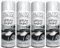 SDMAX All Purpose White Primer Spray Paint, Suitable for Wood, Metal, Plastic, and, Glass Surface, Fast Drying, Easy Application, Interior and Exterior Usage, 250ML (4 Pcs)
