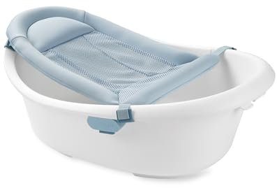 Skip Hop 4 in 1 Baby Bathtub with Support Strap and Abdominal Support for 0 Months and Up