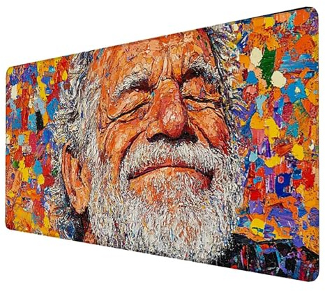 Tapis de Souris de Jeu Rapide XXL - (Couleur) - (1600x800x3mm) - (Art de Personnage) -Tapis de Souris à Bords Cousus Imperméable, Mousepad pour Ordinateur, PC et Ordinateur Portable, Mousepad 9-Y-D