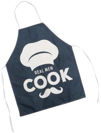 PRETYZOOM Baumwolle Kochschürze Mit Tasche Für Damen Und Herren Leichte Reinigung Bindeband Hinten Für Küche Und Hausarbeit Weiß Schwarz Stil